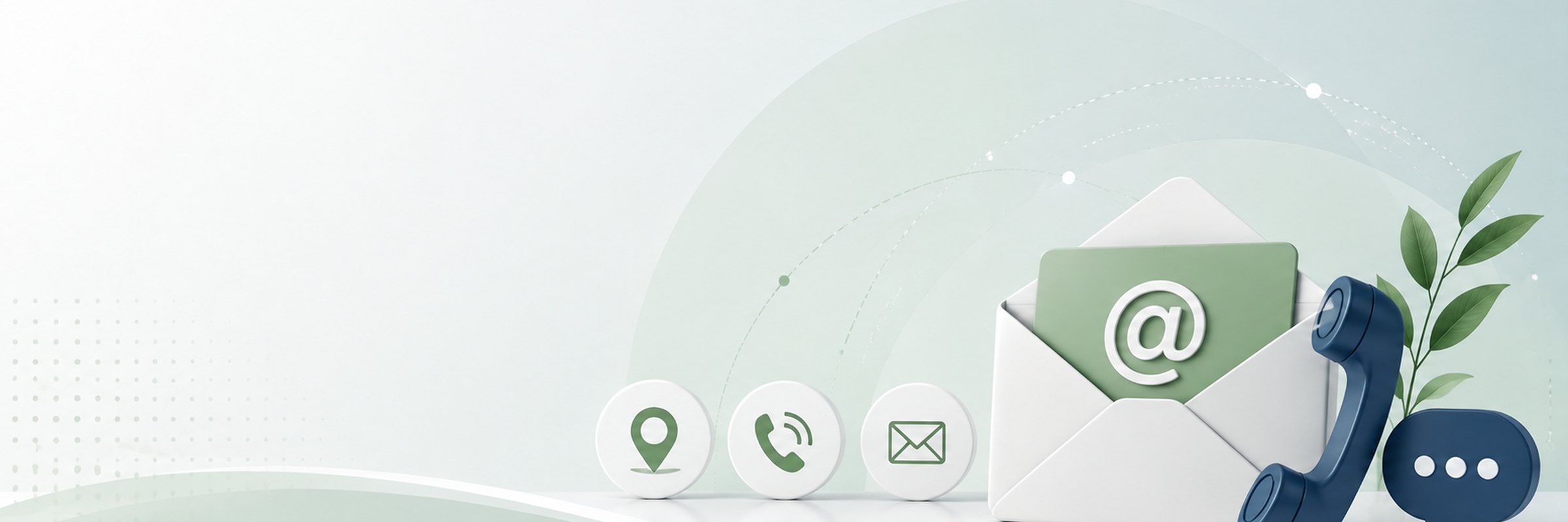 Contact page banner illustration